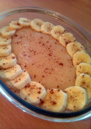 A picture of Vickys Banana Pudding, GF DF EF SF NF.