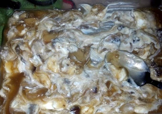 Chicken mushroom stuffing casserole