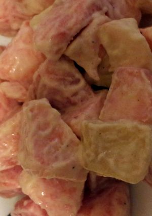 A picture of Angel's Apple Salad.