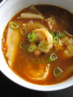 A picture of Curry Flavoured Prawn Soup.