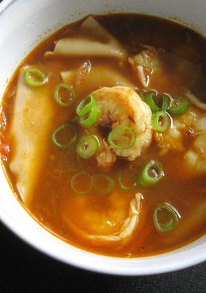 A picture of Curry Flavoured Prawn Soup.