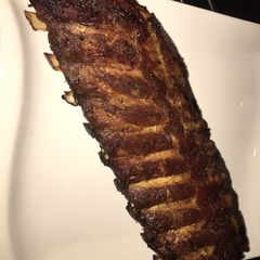 Oven baked Pork ribs A picture of Oven baked Pork ribs.