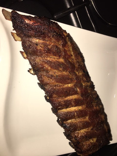 A picture of Oven baked Pork ribs.