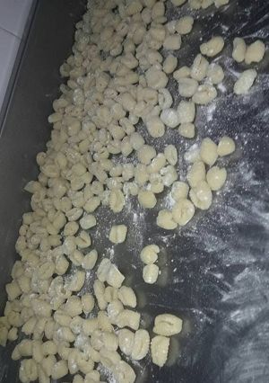 Una foto de Ñoquis soufflé