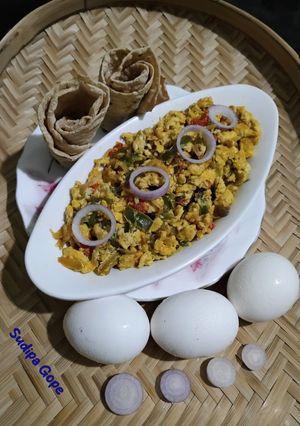 A picture of Egg Bhurji.