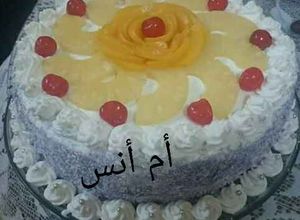 صورة لوصفة الكريم شانتيه المتماسك وملاحظات مهمه لنجاح التورته