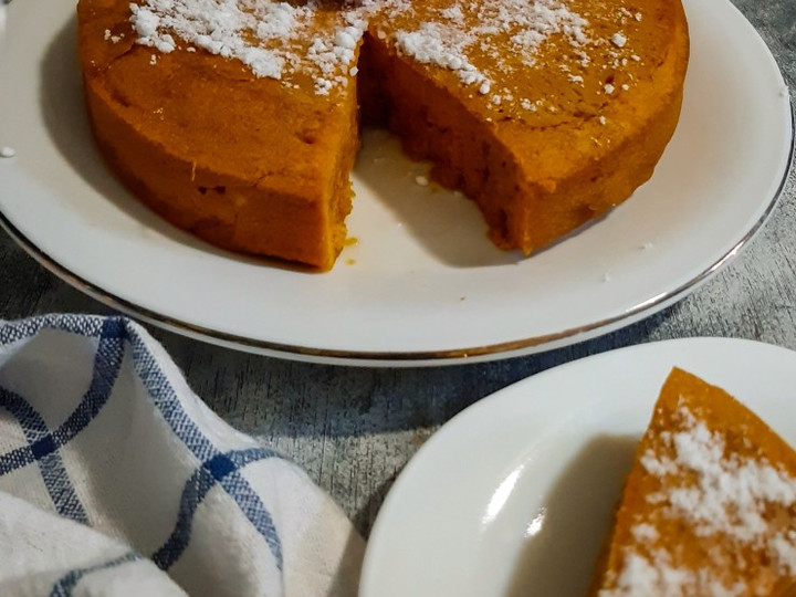 Resep: Bolu kukus labu simpel Bahan Sederhana