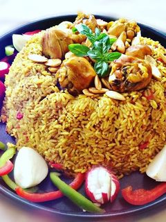صورة لوصفة كبسة الدجاج