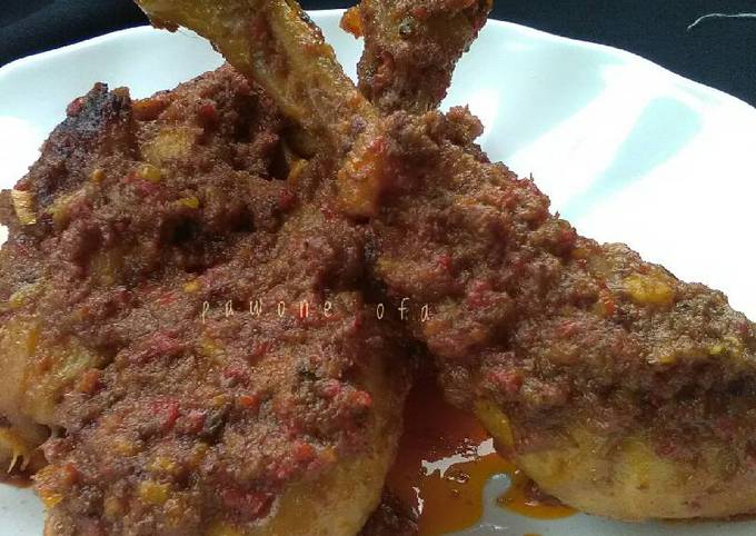 Resep Ayam bumbu rujak (bisa dipanggang juga) oleh Arofah - Cookpad