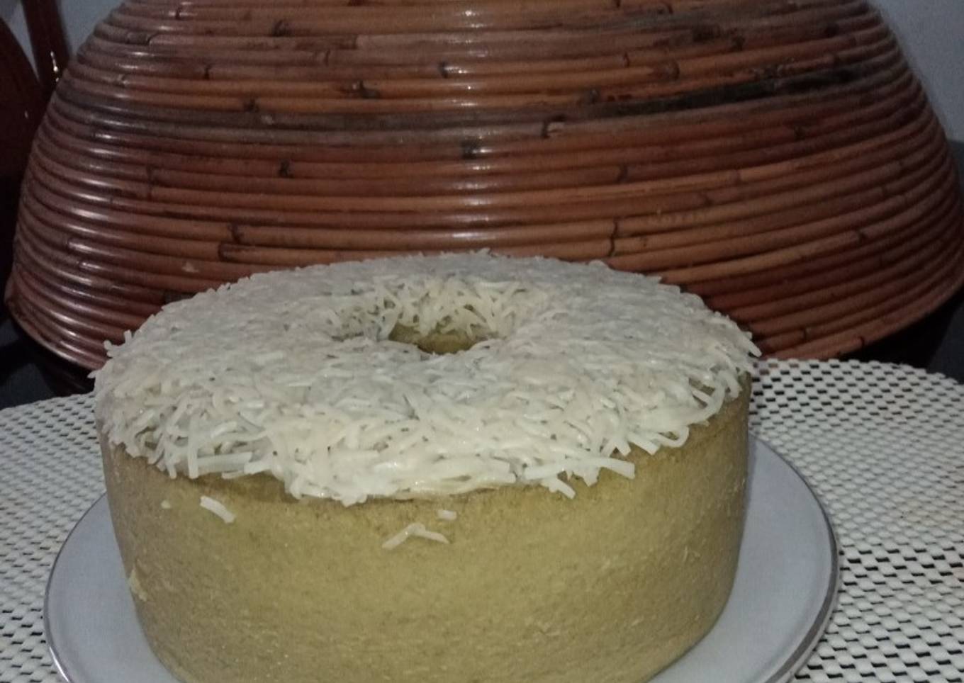 Bolu Pandan Pisang Keju Kukus