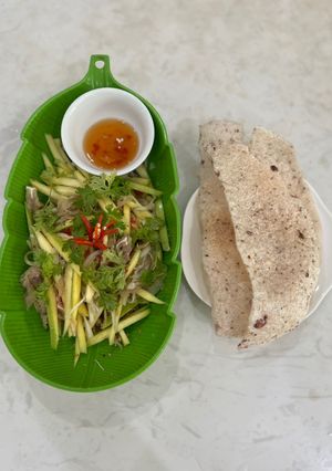 Hình của món Ché trộn xoài.