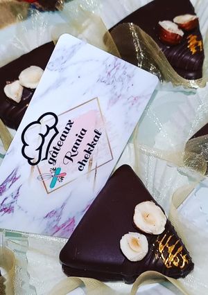 صورة لوصفة 🍫♥️ صابلي شوكولاته محشي ومرمل 🍫💛