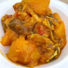 A picture of Yam porridge.