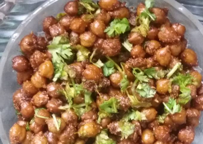 Recipe: Delicious Kala Chana masala