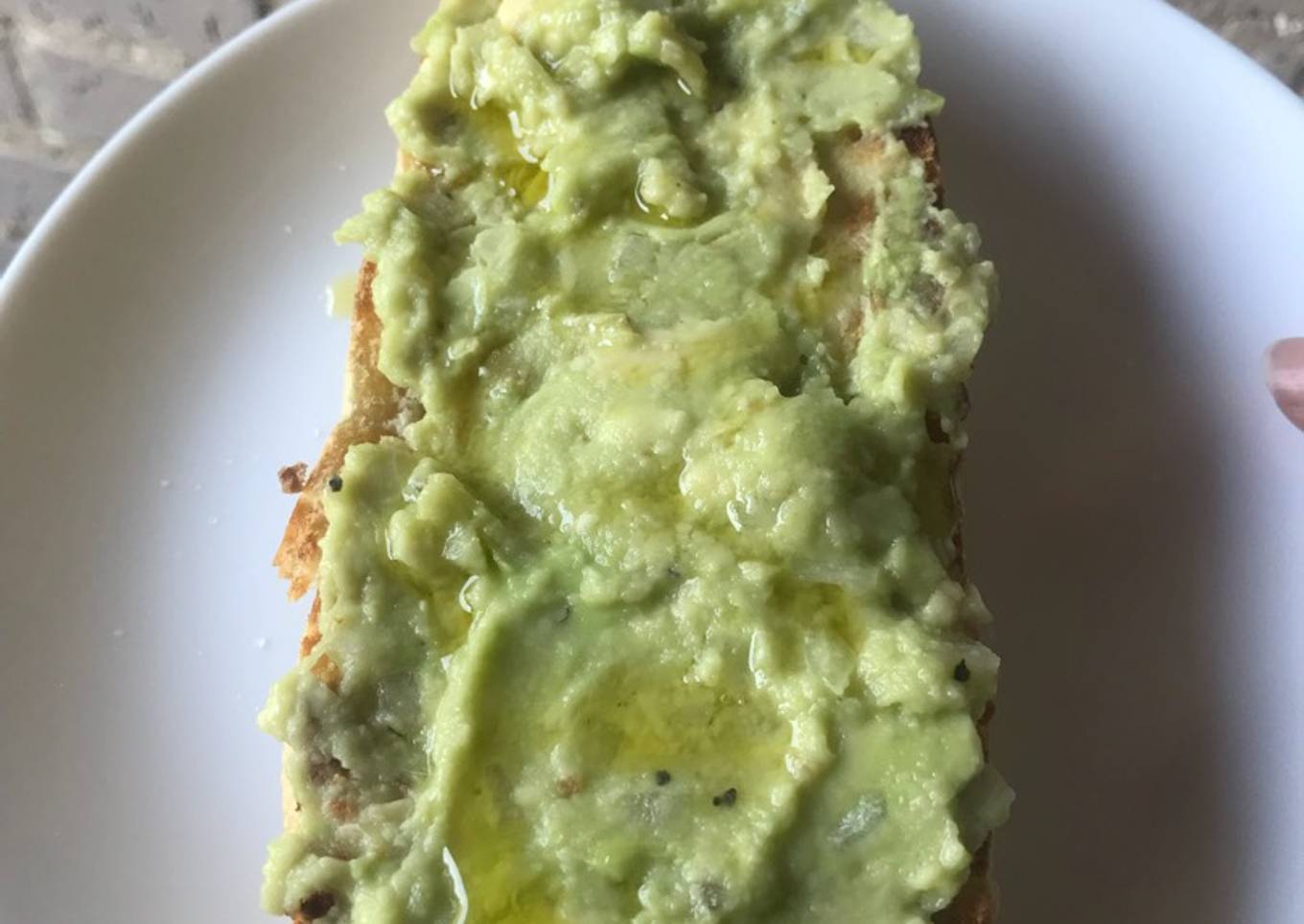 Tostada de Aguacate Sencilla🥑