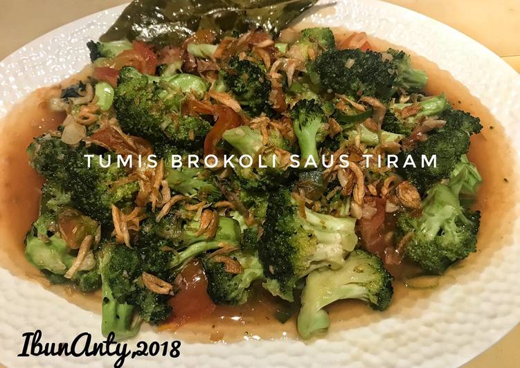 Resep Tumis Brokoli Saus Tiram Oleh Giantry R Wulandari Cookpad