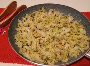 Foto di Verza con acciughe e capperi