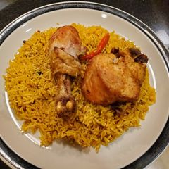 A picture of Chicken Biryani.