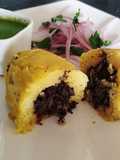 Papa rellena de sangrecita