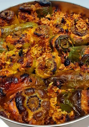 Φωτογραφία της συνταγής Γεμιστά με κιμά vegan!!!