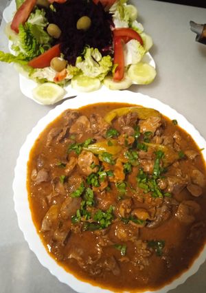 صورة لوصفة كمونية بزوائد الدجاج