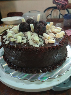 Una foto de Torta húmeda de chocolate