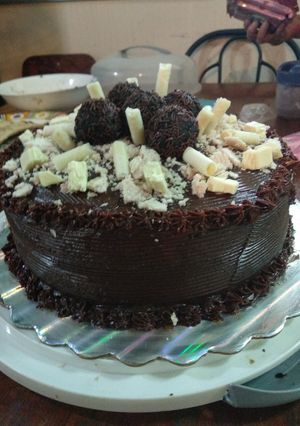 Una foto de Torta húmeda de chocolate