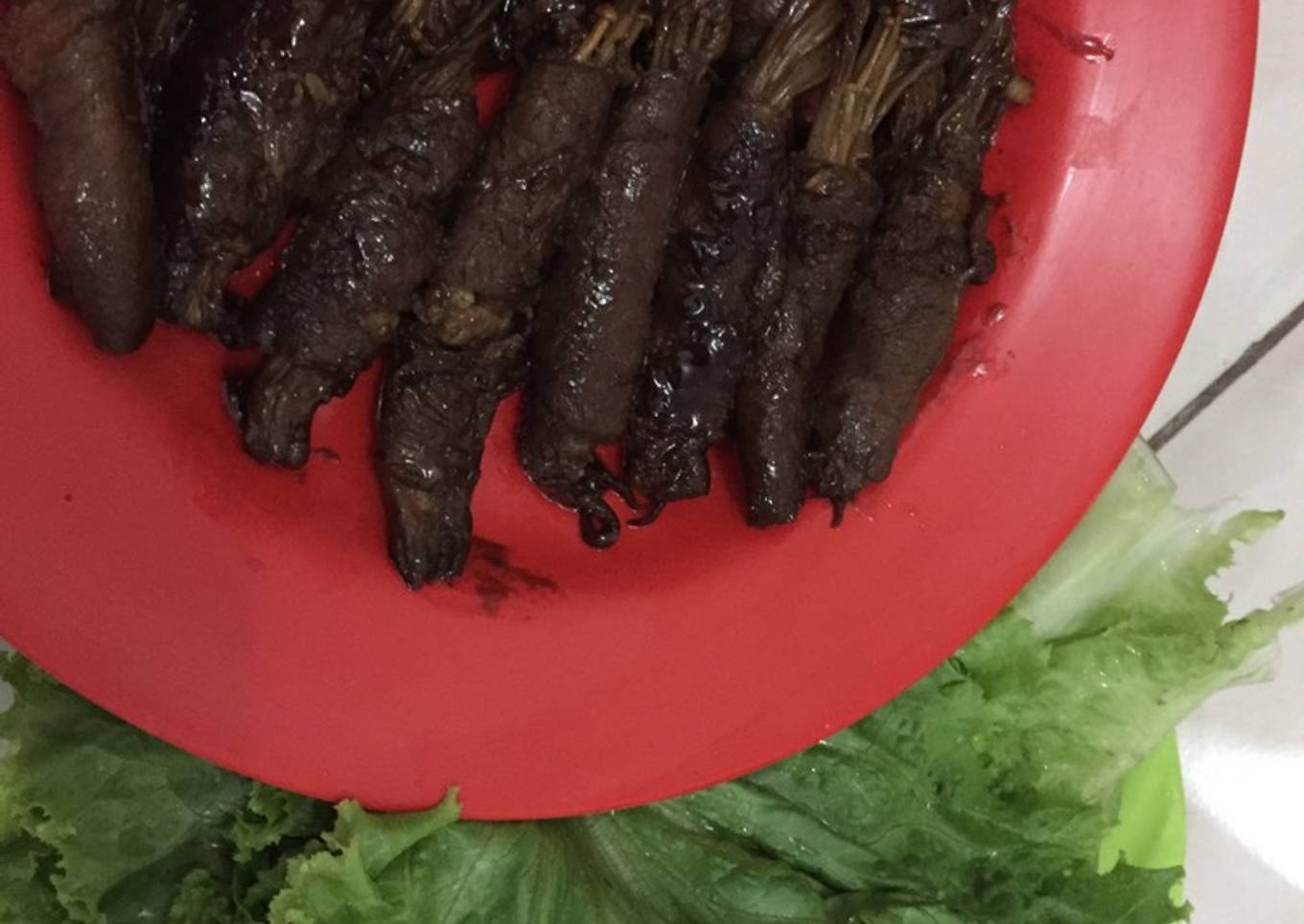 Beef roll enoki