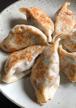 A picture of Canned Mackerel Gyoza.