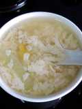 Fu chok / sup manis barley dengan kembang tahu dan gingko