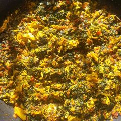 A picture of Native Red oil stew.
