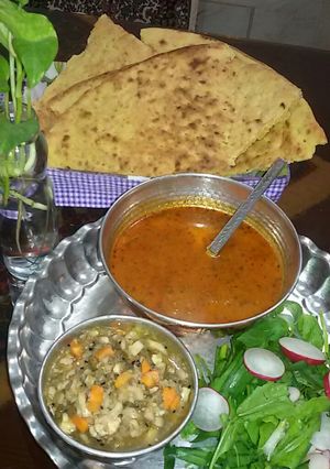 عکسی از دستور قاتق گوشت کرمانی