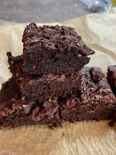Φωτογραφία της συνταγής Brownies γλυκοπατάτας ✨sugar free gluten free 220kcal