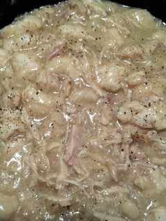 A picture of Emahs easy chicken dumplings.
