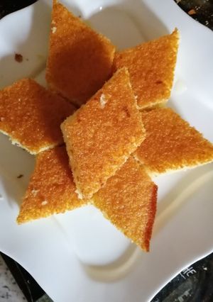 صورة لوصفة بسبوسة