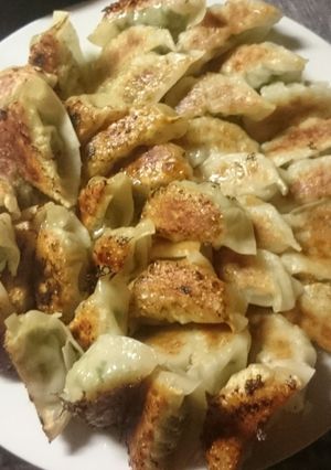A picture of Homemade Gyoza! Delicious Filling Recipe.