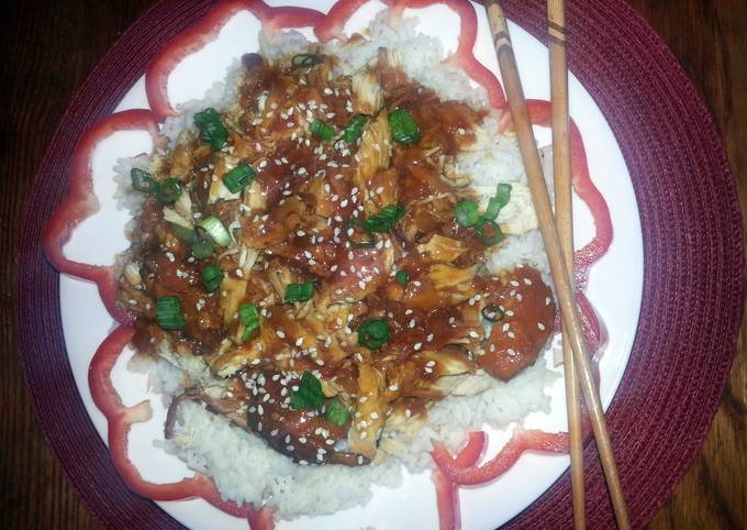 Recipe of Perfect Crock Pot Honey Sesame Chicken