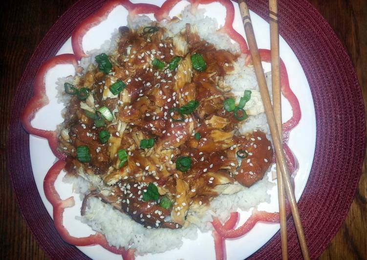 Recipe of Super Quick Homemade Crock Pot Honey Sesame Chicken