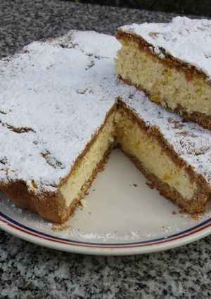 Una foto de Torta integral de ricota