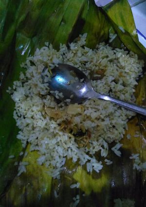 Foto resep Nasi bakar teri kemangi