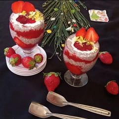 A picture of Strawberry Chia Pudding.