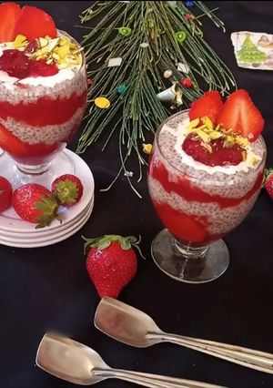 A picture of Strawberry Chia Pudding.