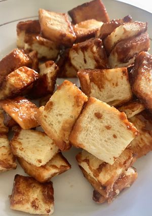 Foto resep Popcorn roti tawar caramel dengan teflon