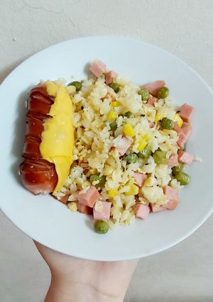 Hình của món Cơm rang phiên bản lười 🍲.