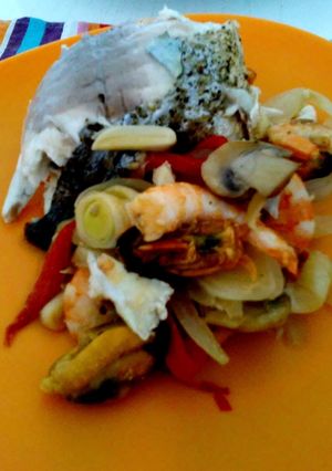 Una foto de Pescado relleno