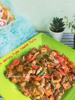 Foto resep Tempe Jantung Ayam Sambal Petis