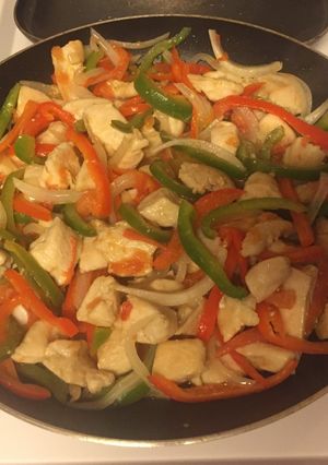 Una foto de Fajita de pollo