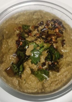 A picture of Bottle Gourd Skin Chutney.