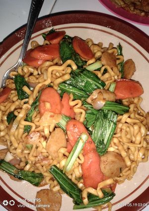 Foto resep Mie goreng pipih