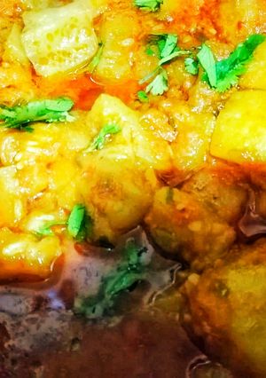 A picture of Lauki ki sabzi.